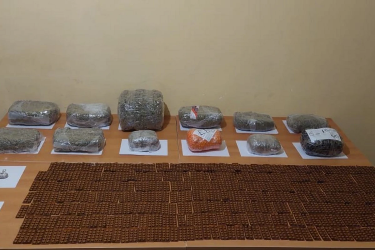İrandan Azərbaycana 19 kiloqrama yaxın narkotikin keçirilməsinin qarşısı alınıb - FOTO