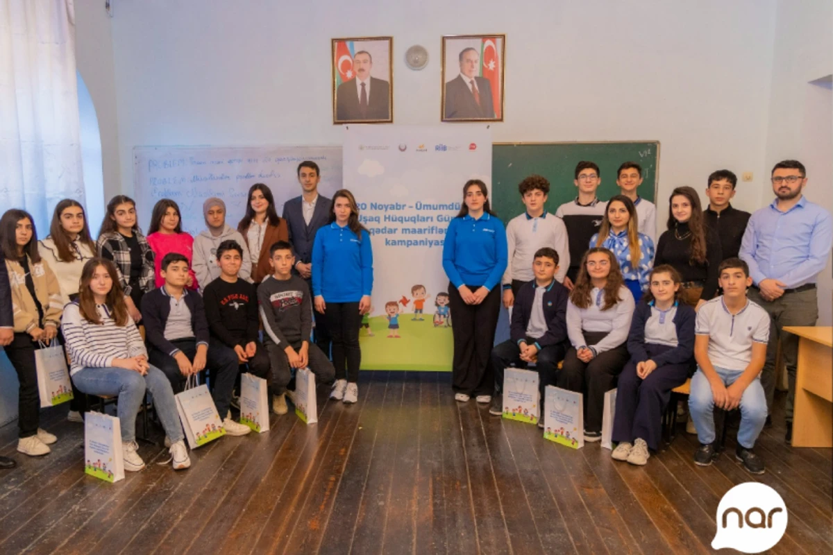 “Nar” Azərbaycanda uşaq hüquqlarının təşviqinə dəstək olur - FOTO