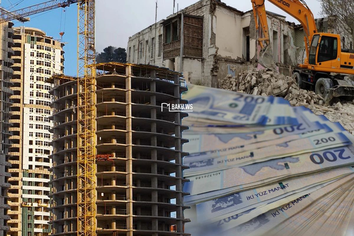 Bakıda yeni ünvanda söküntü - Sakinlərə kirayə pulu və mənzillər veriləcək