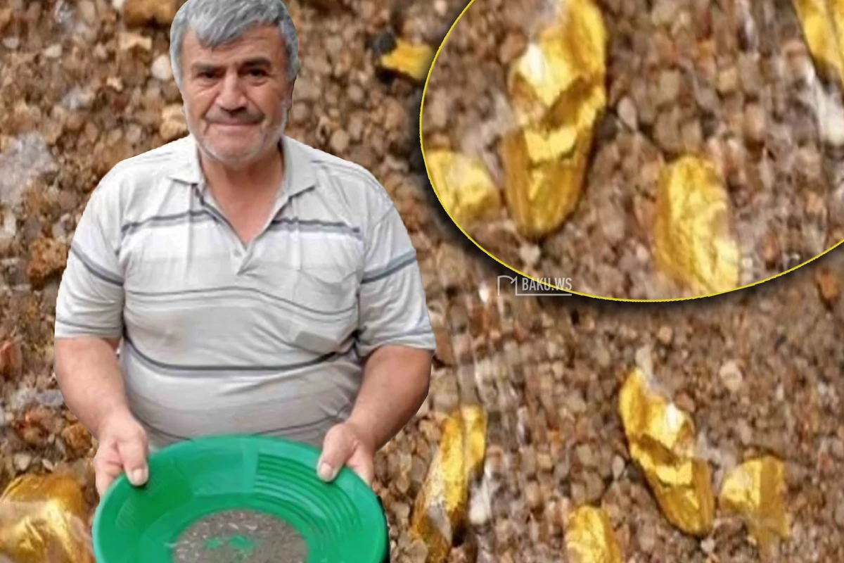 Türkiyədə kənd sakini həftəyə 10-13 qram qızıl tapır - FOTO