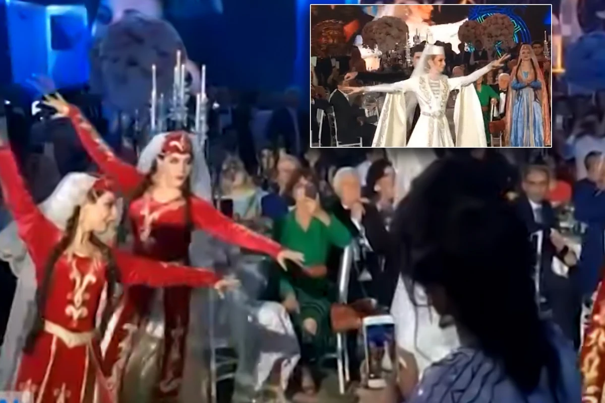 Erməni toyunda Azərbaycan mahnısı: Qızlar Azərbaycansayağı oynadılar - VİDEO