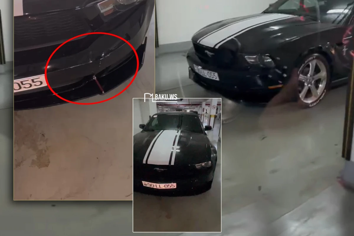 Qış parkının parkinqində 75 minlik avtomobili vurub qaçdılar - VİDEO