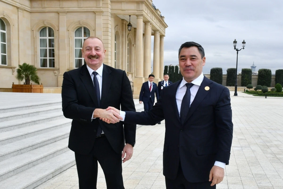 İlham Əliyev Qırğızıstan Prezidenti ilə görüşüb - YENİLƏNİB - FOTO