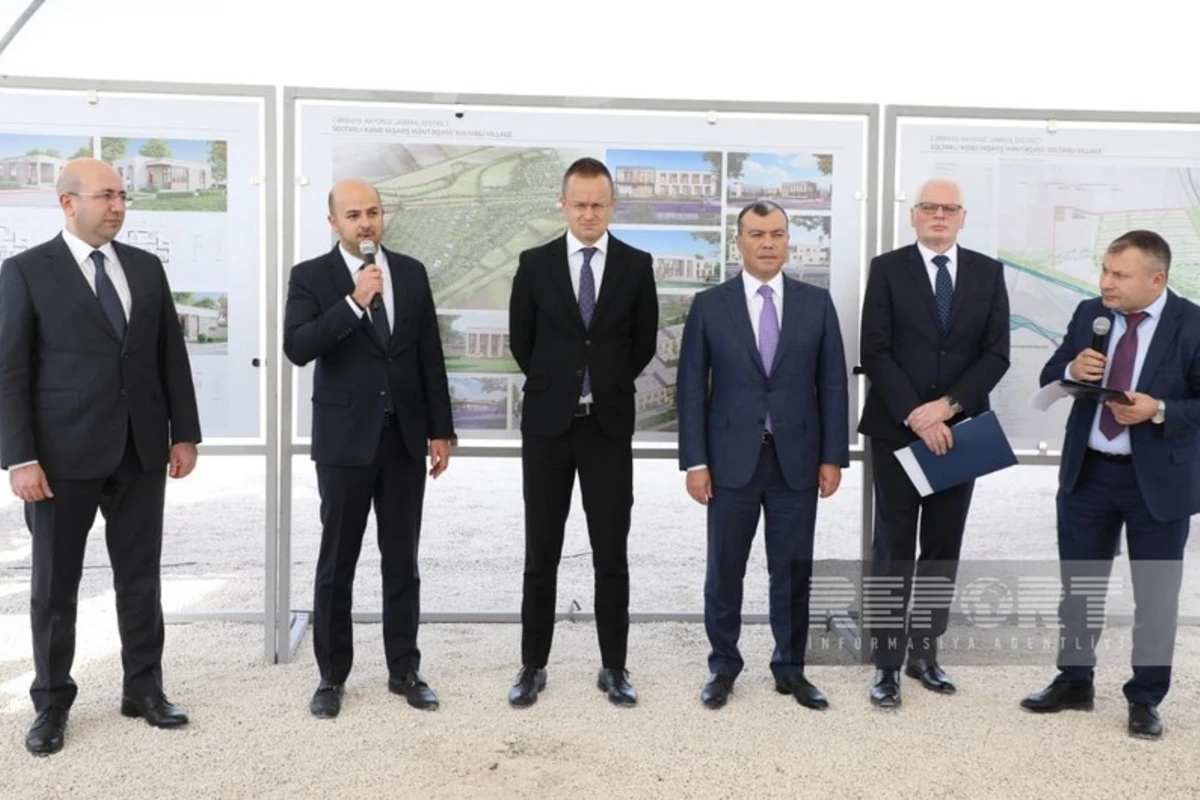 Cəbrayılın Soltanlı kəndinin təməli qoyulub - FOTO