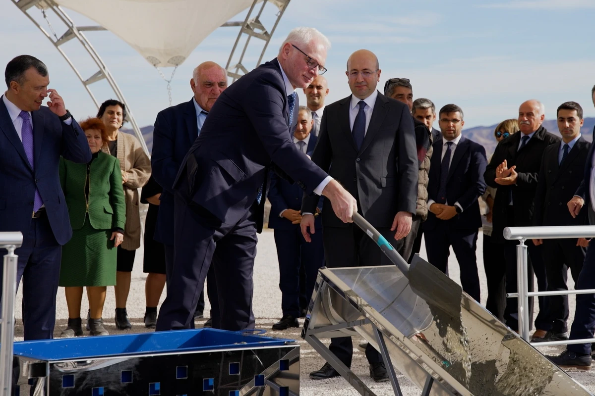 Cəbrayıl rayonunun Soltanlı kəndinin təməli qoyuldu - FOTO/VİDEO