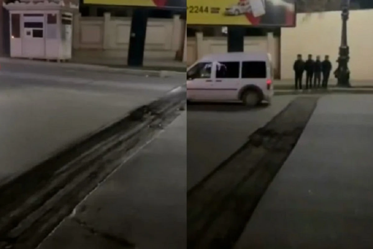 Gəncədə yolu qazıb, xəbərdarlıq nişanı qoyulmaması təhlükə yaradır - VİDEO