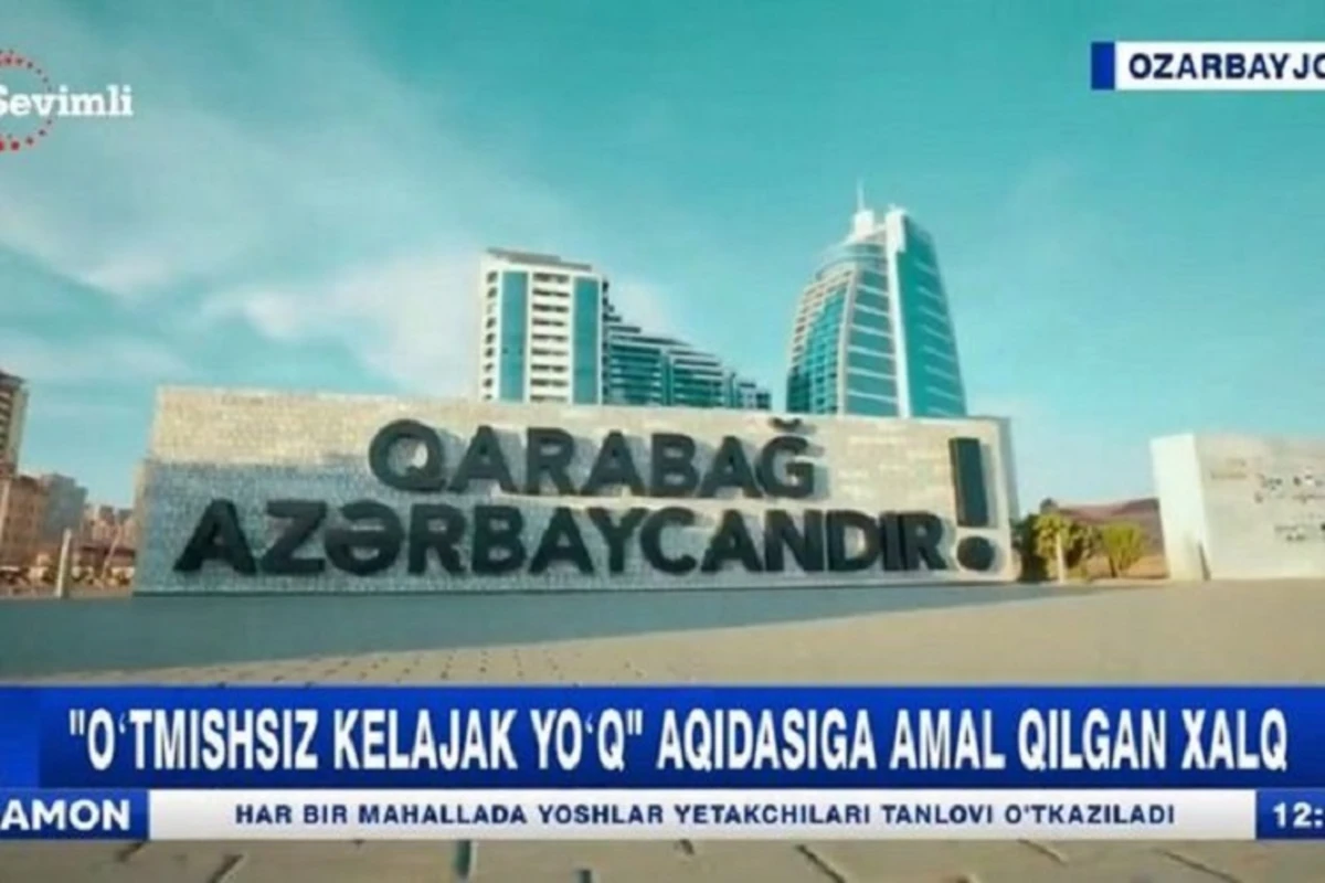 Özbəkistanın populyar “Sevimli TV” telekanalında Bakı haqqında veriliş nümayiş olunub - FOTO