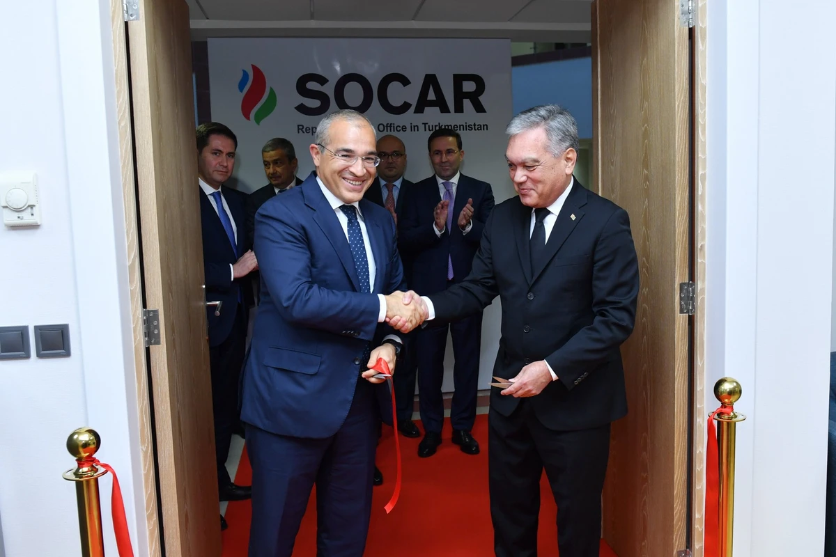 Türkmənistanda SOCAR-ın ofisi açılıb - FOTO