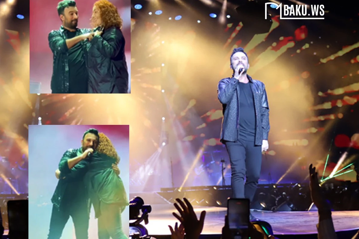 Tarkanın konsertində onunla görüşən fanatı azərbaycanlı müğənnidir - FOTO/VİDEO