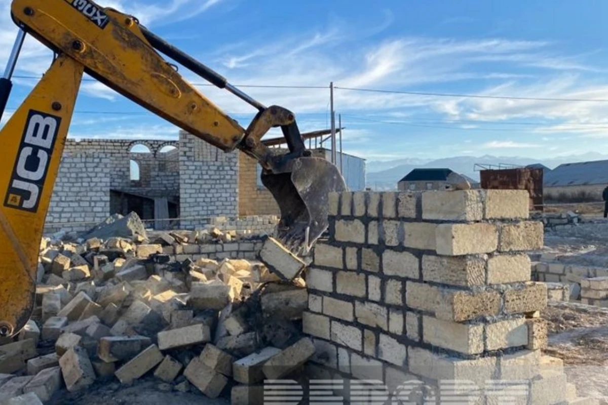 Göygöldə qanunsuz tikintinin qarşısı alınıb - FOTO