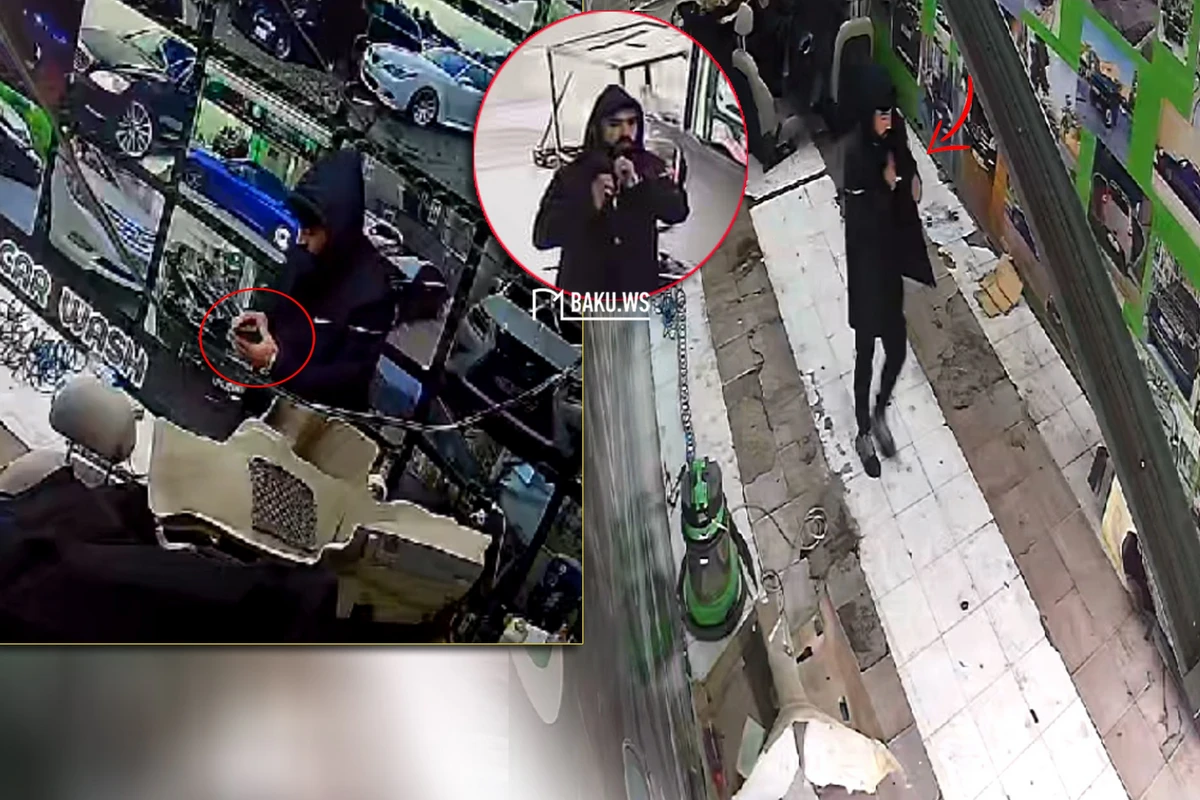 Bakıda moykadan telefon oğurlandı - ANBAAN VİDEO - YENİLƏNİB