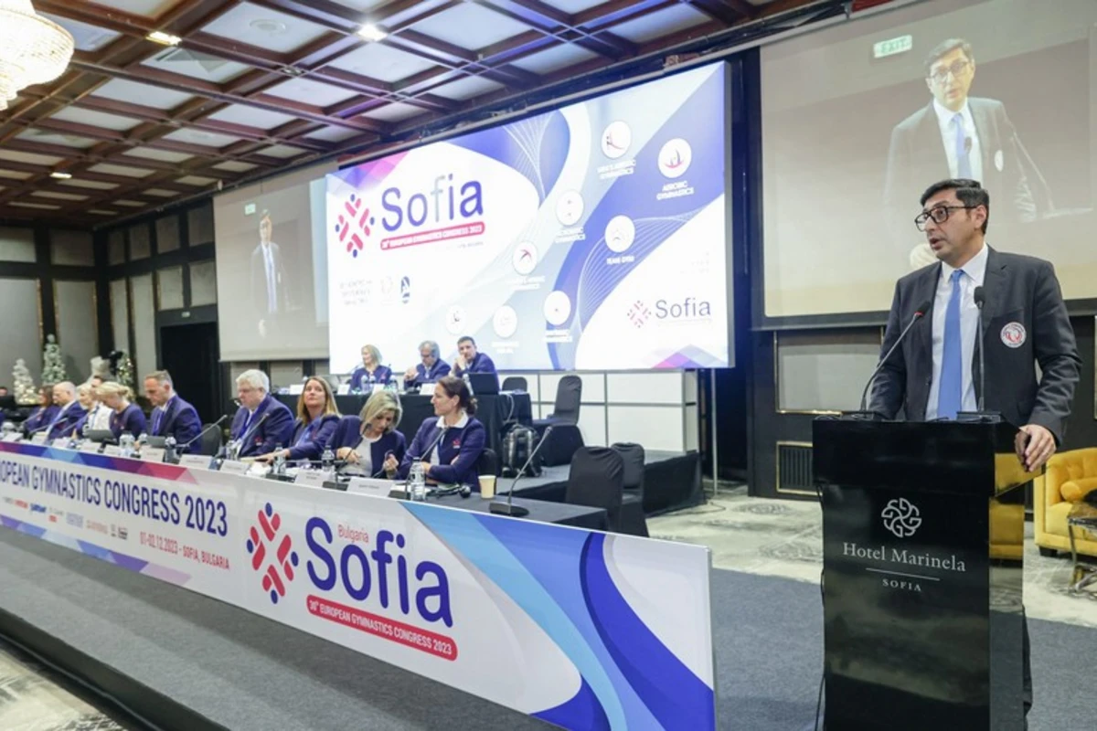 Fərid Qayıbov Avropa Gimnastikasının 30-cu Konqresində təltif olunub - FOTO