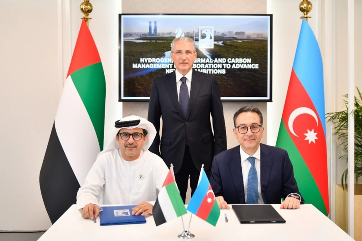 SOCAR və ADNOC arasında Strateji Əməkdaşlığa dair Saziş imzalanıb - FOTO