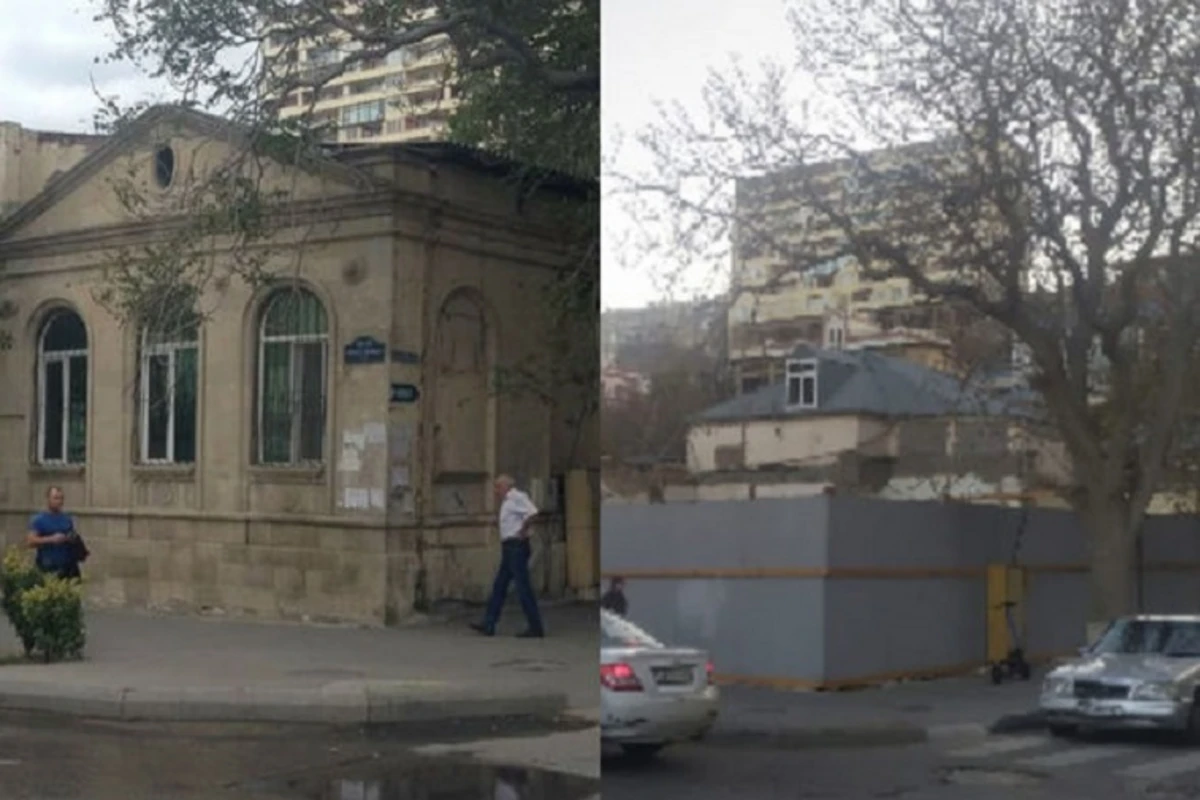 Bakıda tarixi abidə sökülüb?