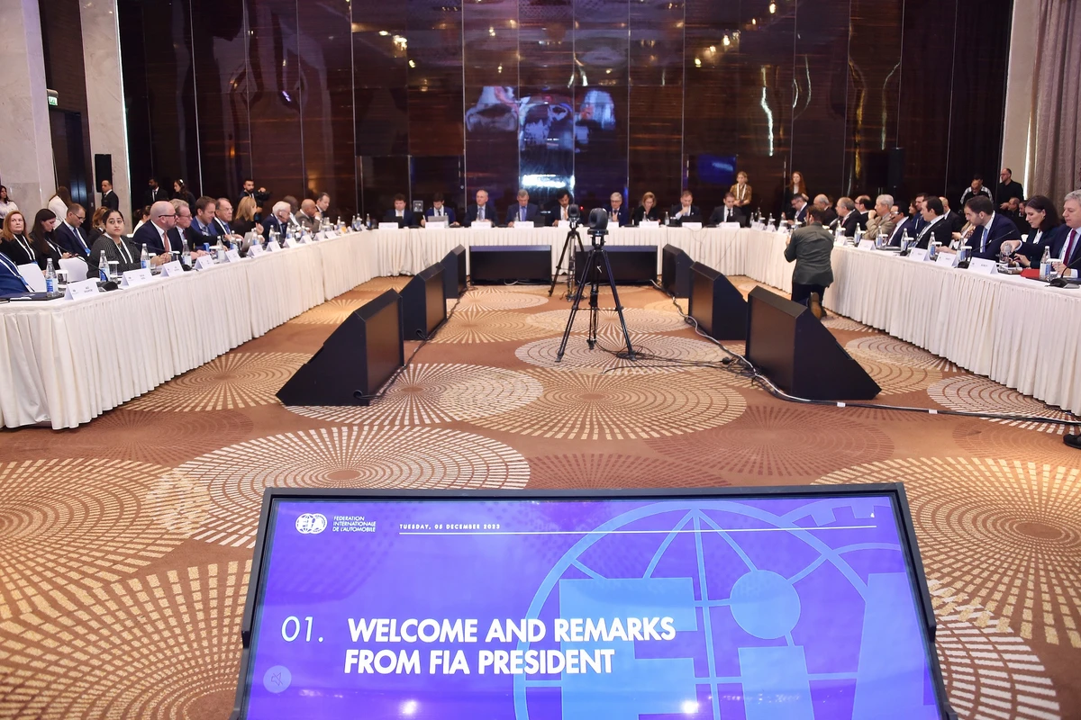 Bakıda FIA-nın Baş Assambleyalarının iclasları başlayıb - FOTO