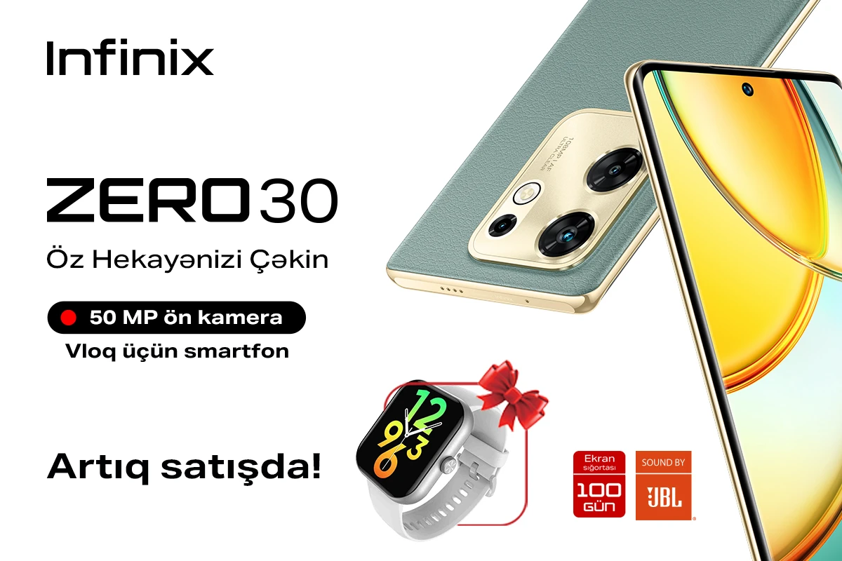 Infinix Azərbaycanda vloqlar üçün smartfon təqdim etdi - FOTO