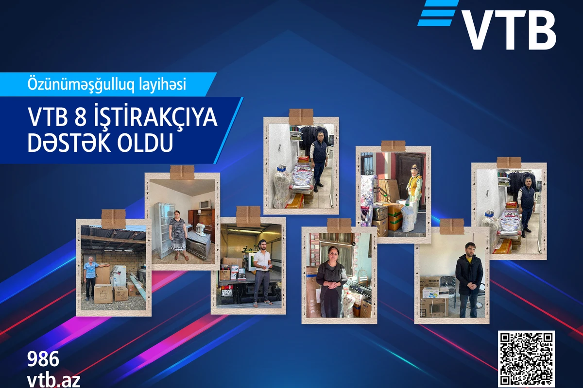 ВТБ (Азербайджан) помог самозанятым открыть свой бизнес