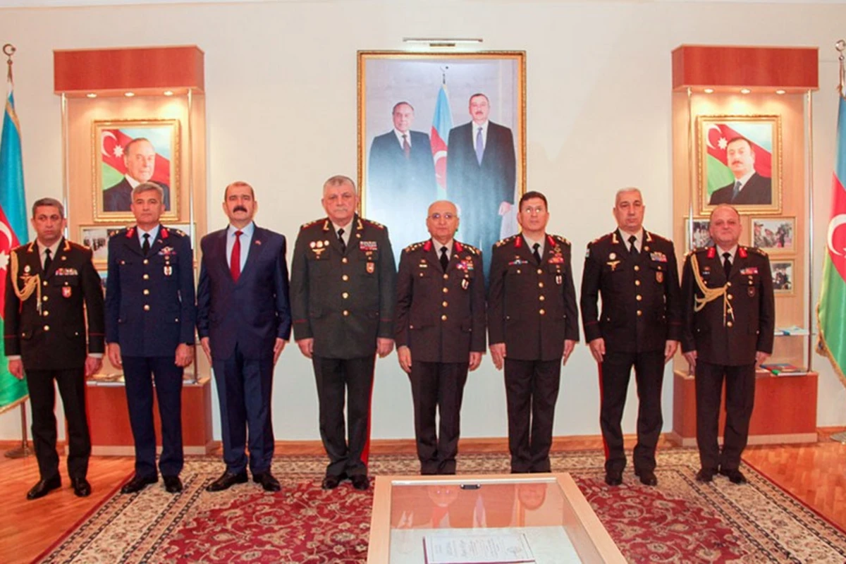 Azərbaycanla Türkiyə arasında hərbi təhsil sahəsində müzakirə aparılıb - FOTO