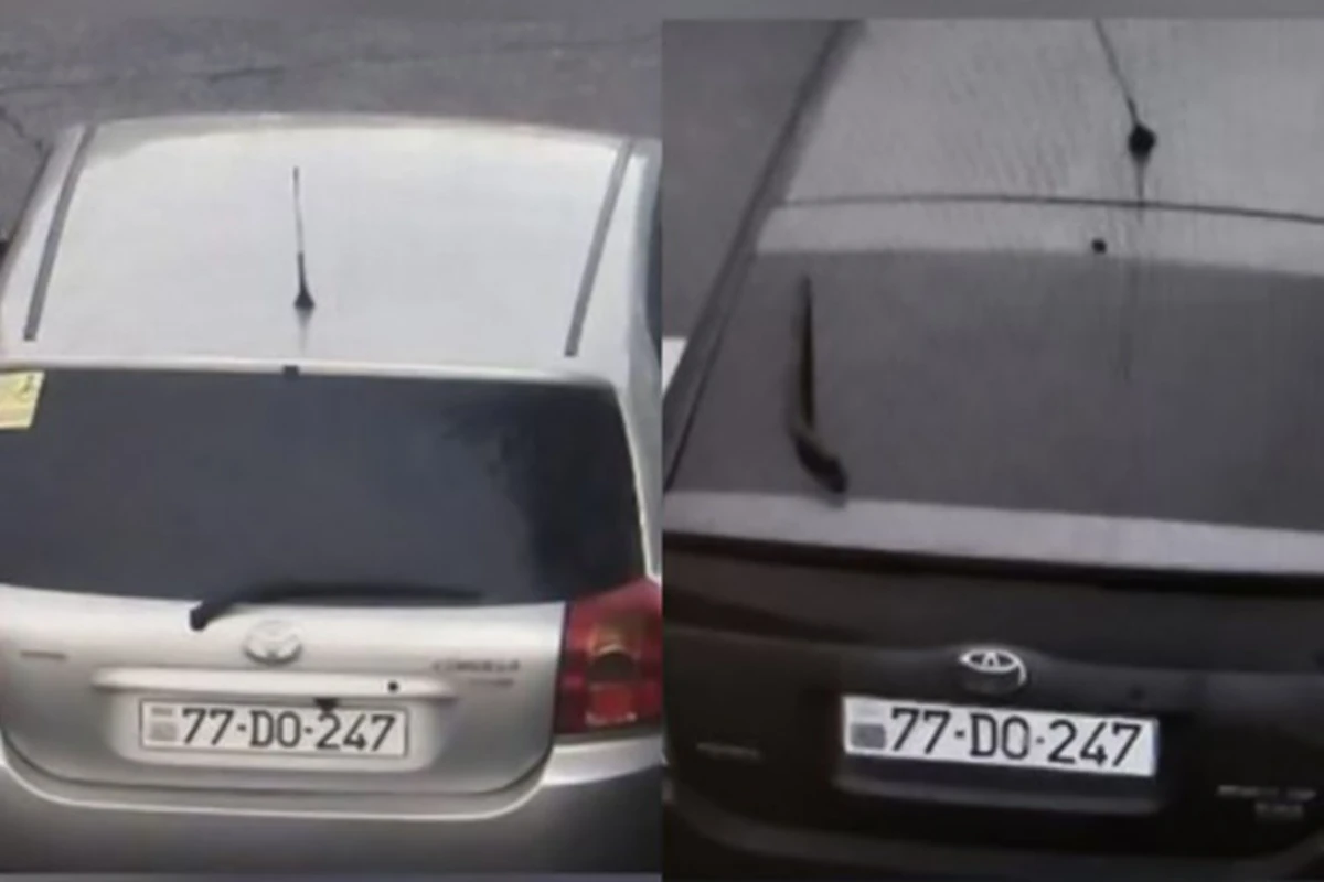 Maşının seriya nömrəsinə müdaxilə edən sürücü məsuliyyətə cəlb olundu - FOTO