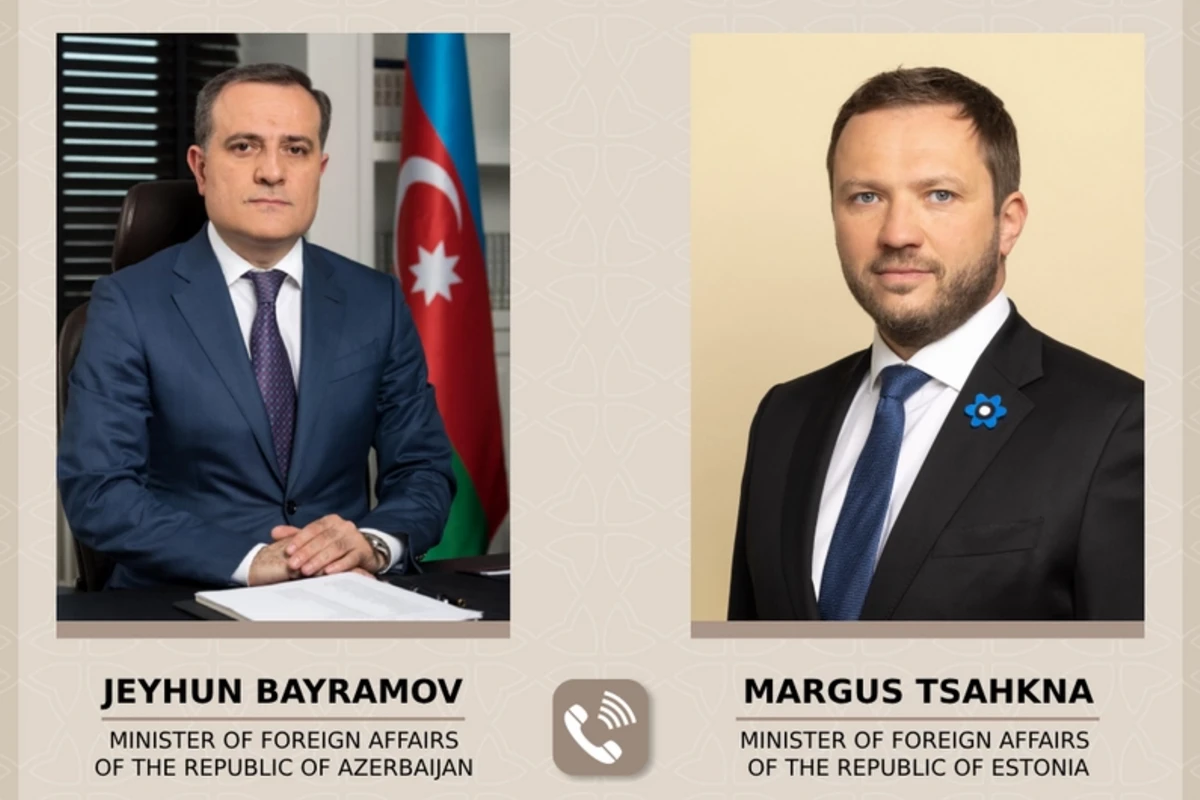 Ceyhun Bayramov estoniyalı həmkarına Azərbaycan-Ermənistan normallaşma prosesindən danışıb