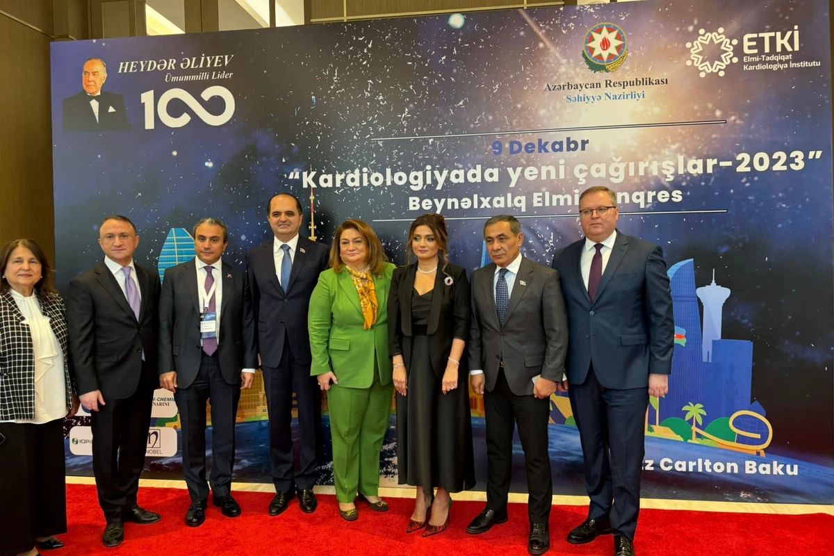 Heydər Əliyev İli çərçivəsində Kardiologiya İnstitutu tərəfindən Beynəlxalq elmi konqres keçirilib - FOTO