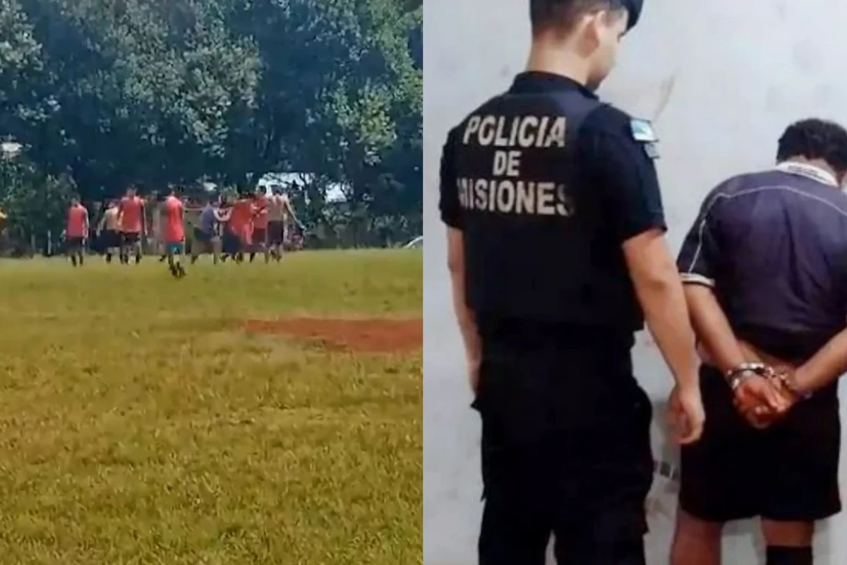 Argentinada hakim futbolçunu bıçaqladı Argentinada hakim futbolçunu bıçaqladı