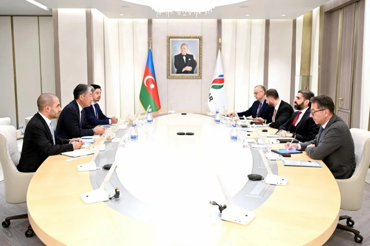 Президент SOCAR встретился с делегацией Mizuho Financial Group - ФОТО
