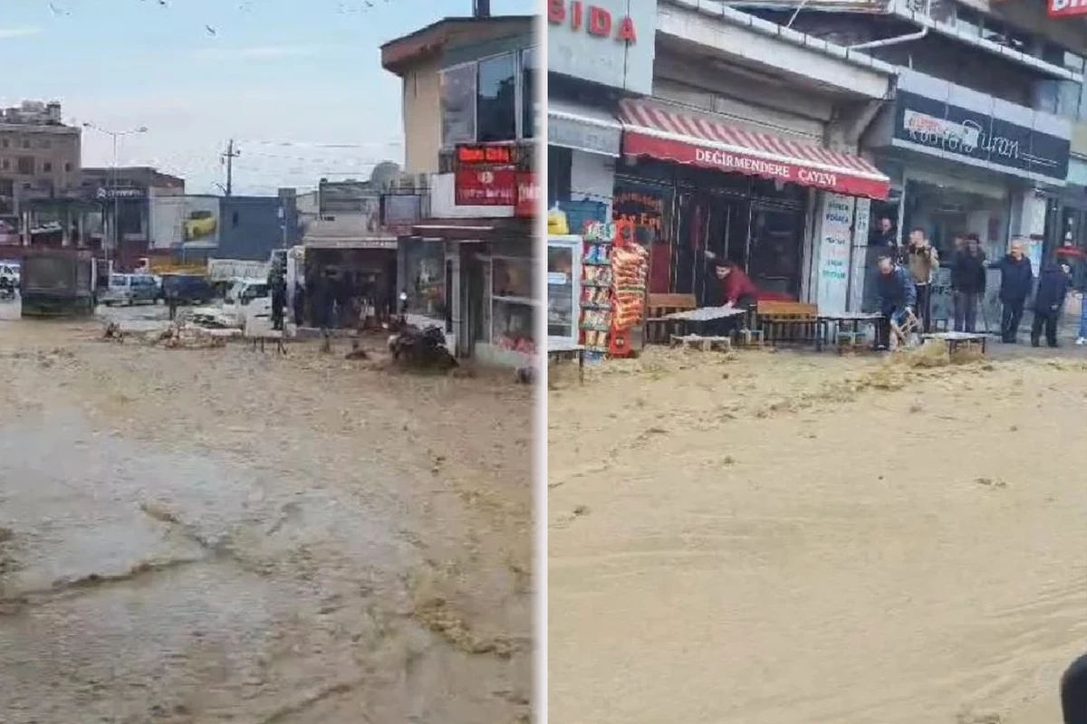 Su borusu partladı, Trabzonu su basdı - FOTO/VİDEO