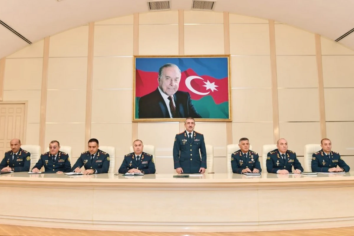 DSX-də xidməti-dö­yüş fəaliy­yətinin yekunlarına dair müşavirə keçirilib - FOTO