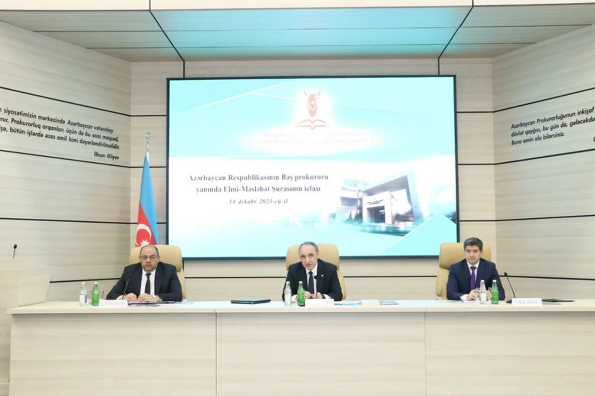 Baş prokuror yanında Elmi-Məsləhət Şurasının növbəti iclası keçirilib