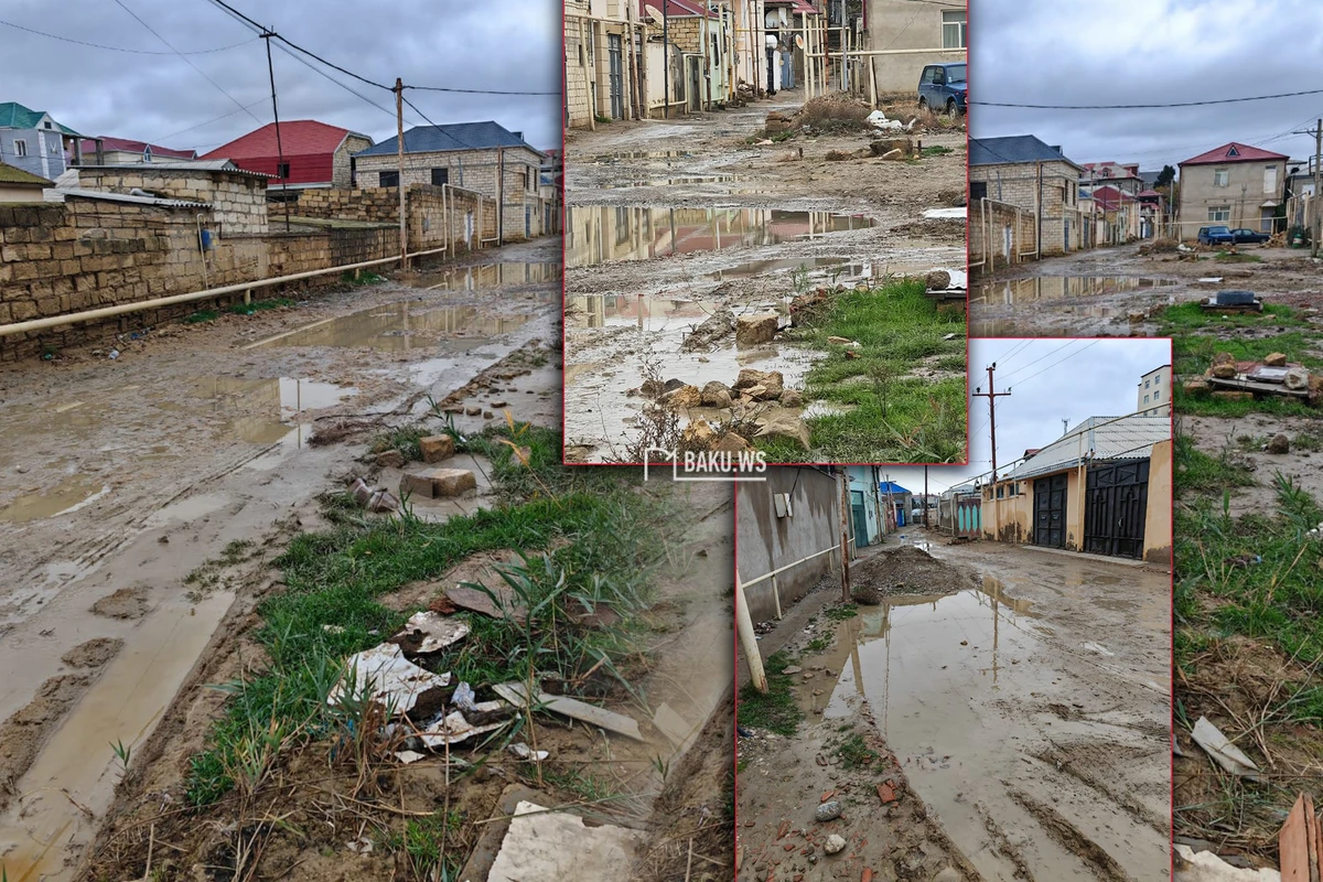 Bakıda şagirdlər dərsə acınacaqlı yolla gedib-gəlir - FOTO/VİDEO