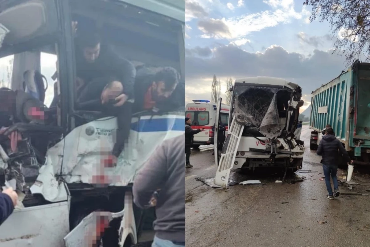 Türkiyədə ağır qəza: Çox sayda yaralı var - FOTO