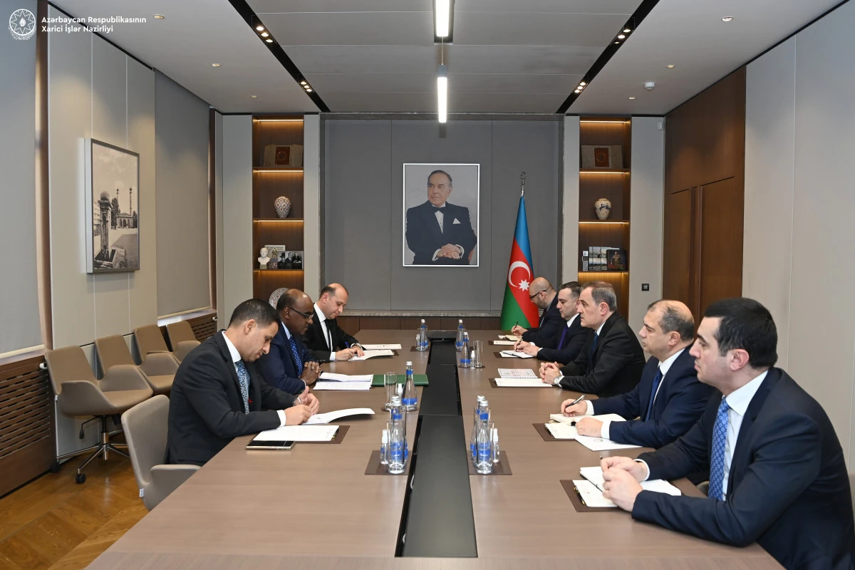 Ceyhun Bayramov İƏT Baş katibinin müavini ilə görüşüb - FOTO