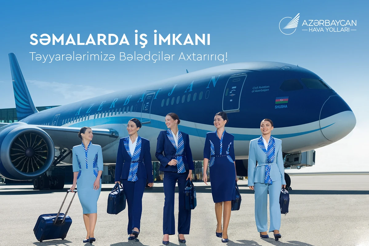 AZAL “Təyyarə bələdçisi” vəzifəsinə işə qəbulu davam etdirir
