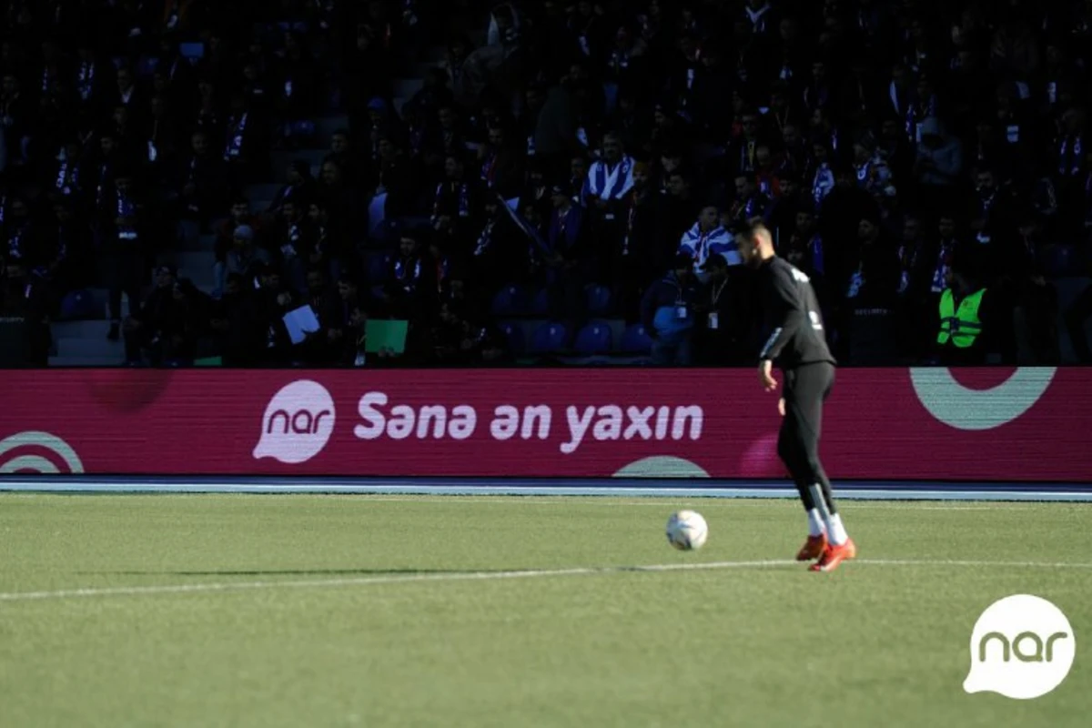 Nar Xankəndidə keçirilən tarixi futbol görüşünü dəstəkləyir