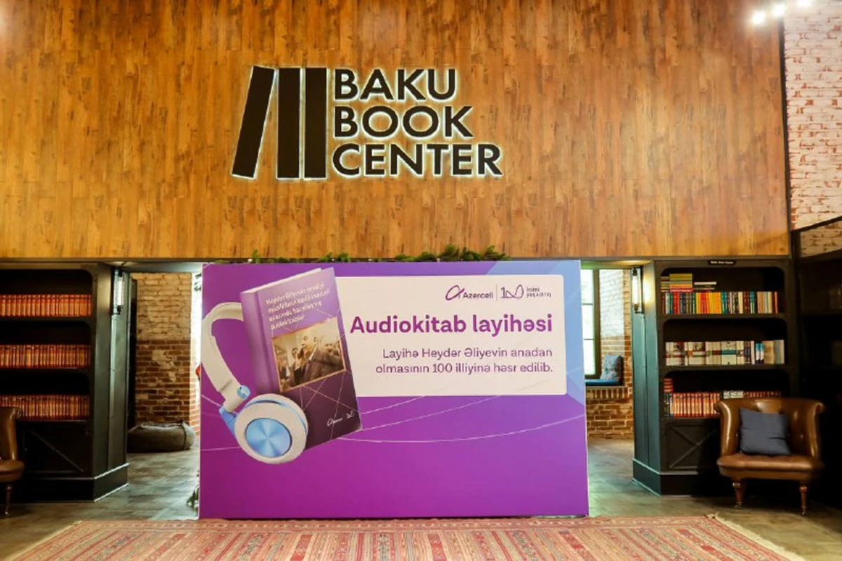 Azercell-in Heydər Əliyevin 100 illik yubileyinə həsr olunmuş “Audiokitab” layihəsi təqdim olundu - FOTO/VİDEO