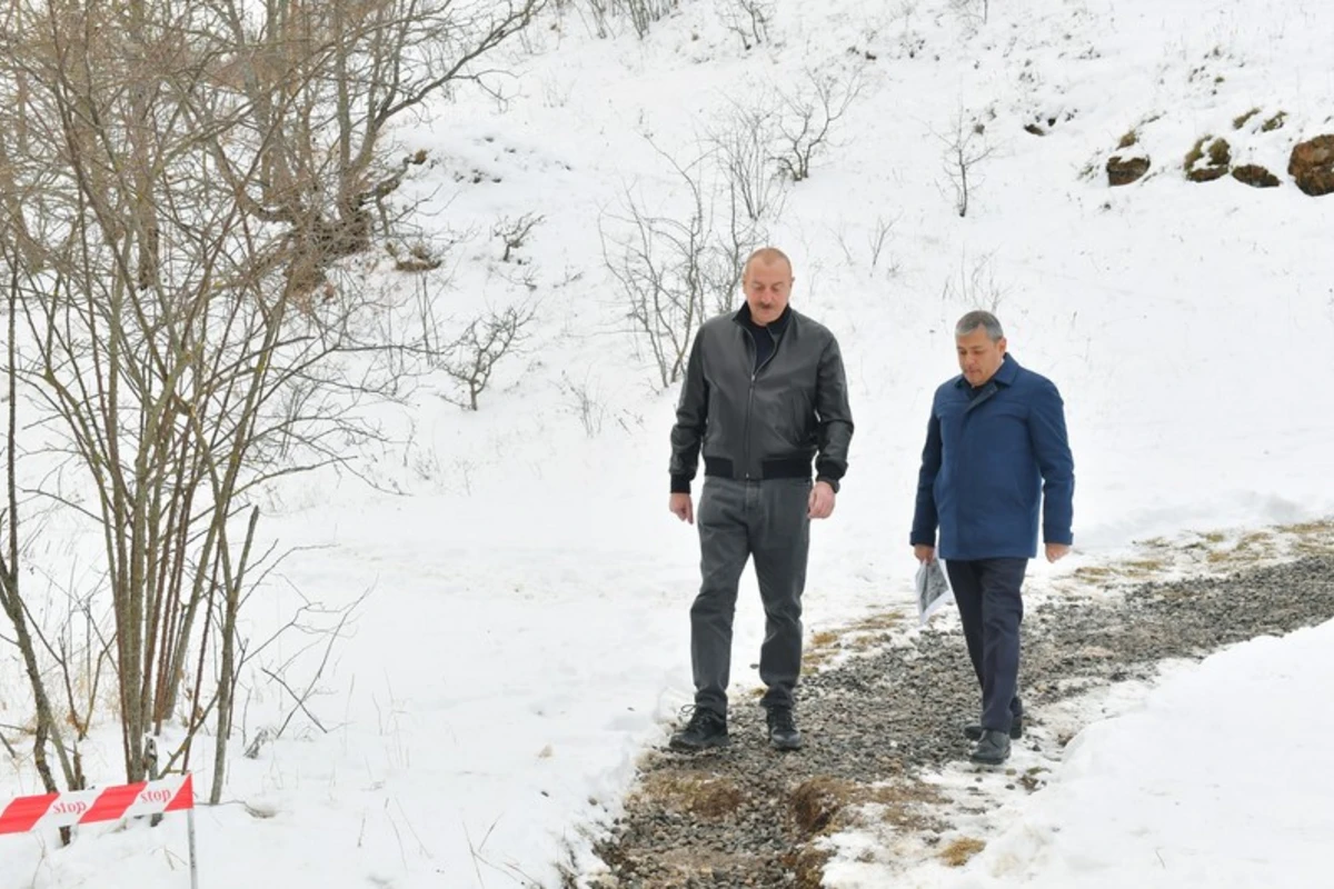 Prezident İlham Əliyev Şuşa rayonundakı “Turşsu” bulağında olub - FOTO - YENİLƏNİB