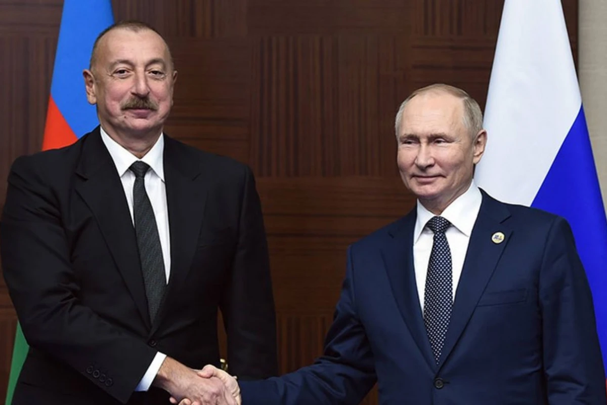 Владимир Путин направил поздравительное письмо Ильхаму Алиеву