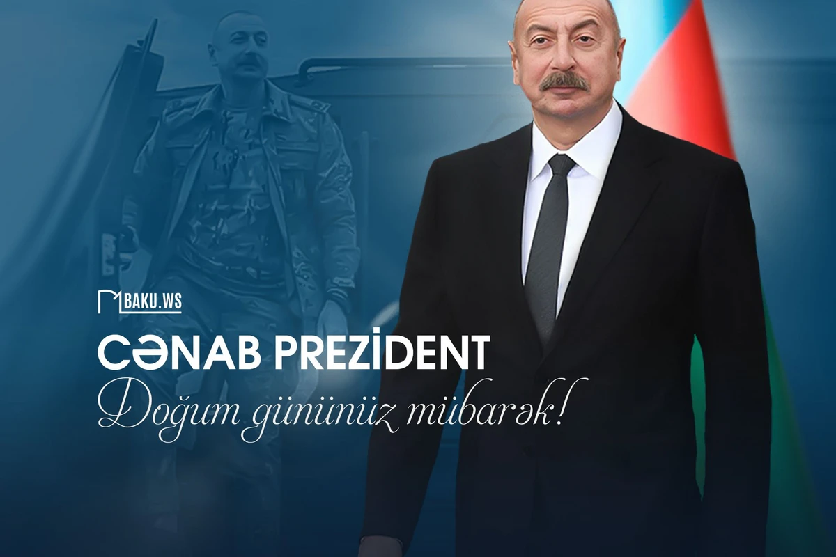 Bu gün Müzəffər Ali Baş Komandan, Prezident İlham Əliyevin doğum günüdür