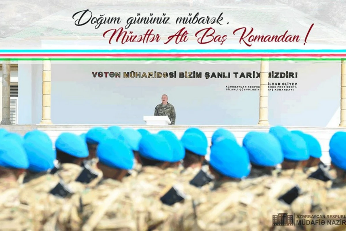 “N” saylı hərbi hissənin yaranması günü qeyd olunub - FOTO