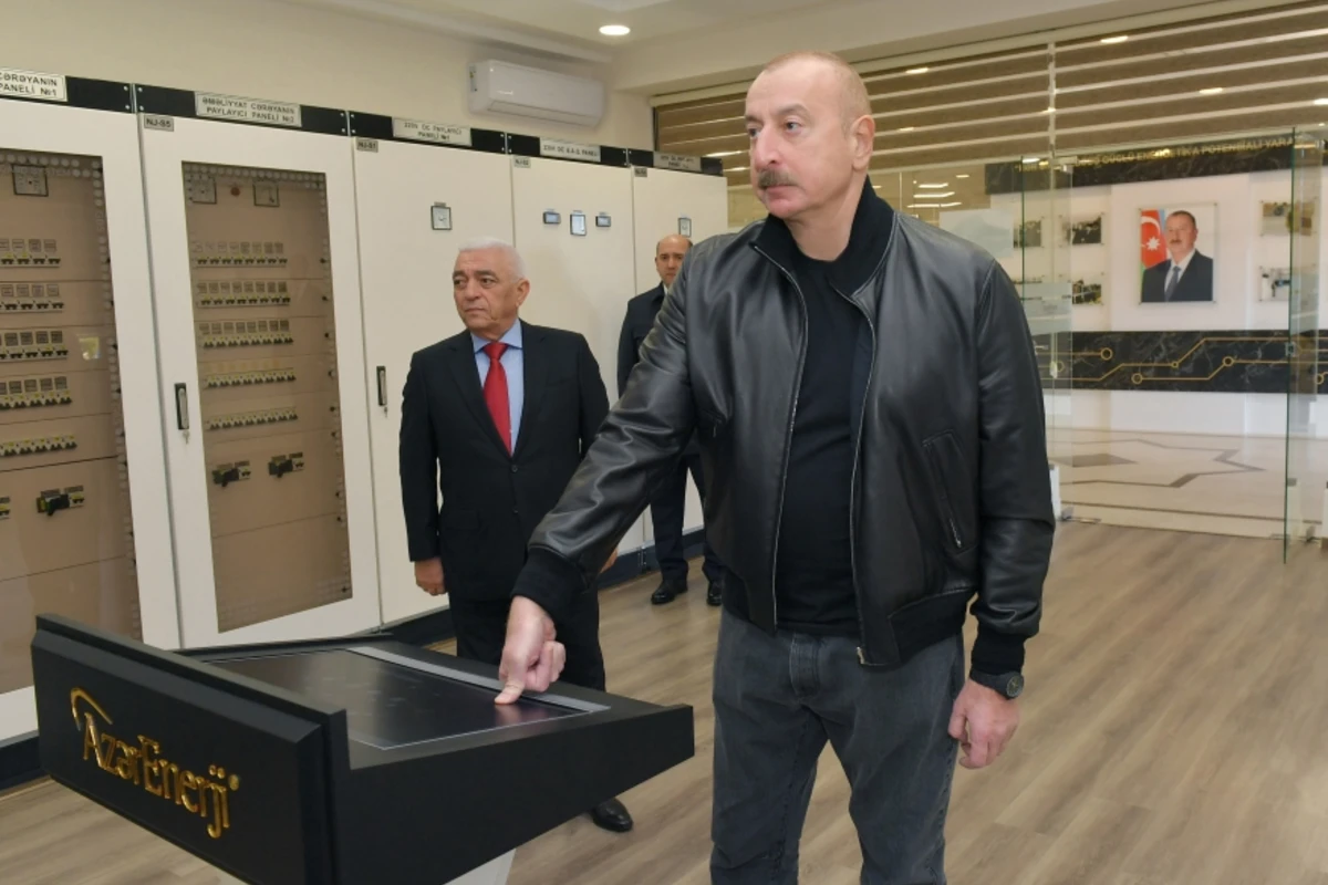İlham Əliyev və Mehriban Əliyeva “Ağdam” qovşaq yarımstansiyasının açılışında iştirak ediblər - FOTO