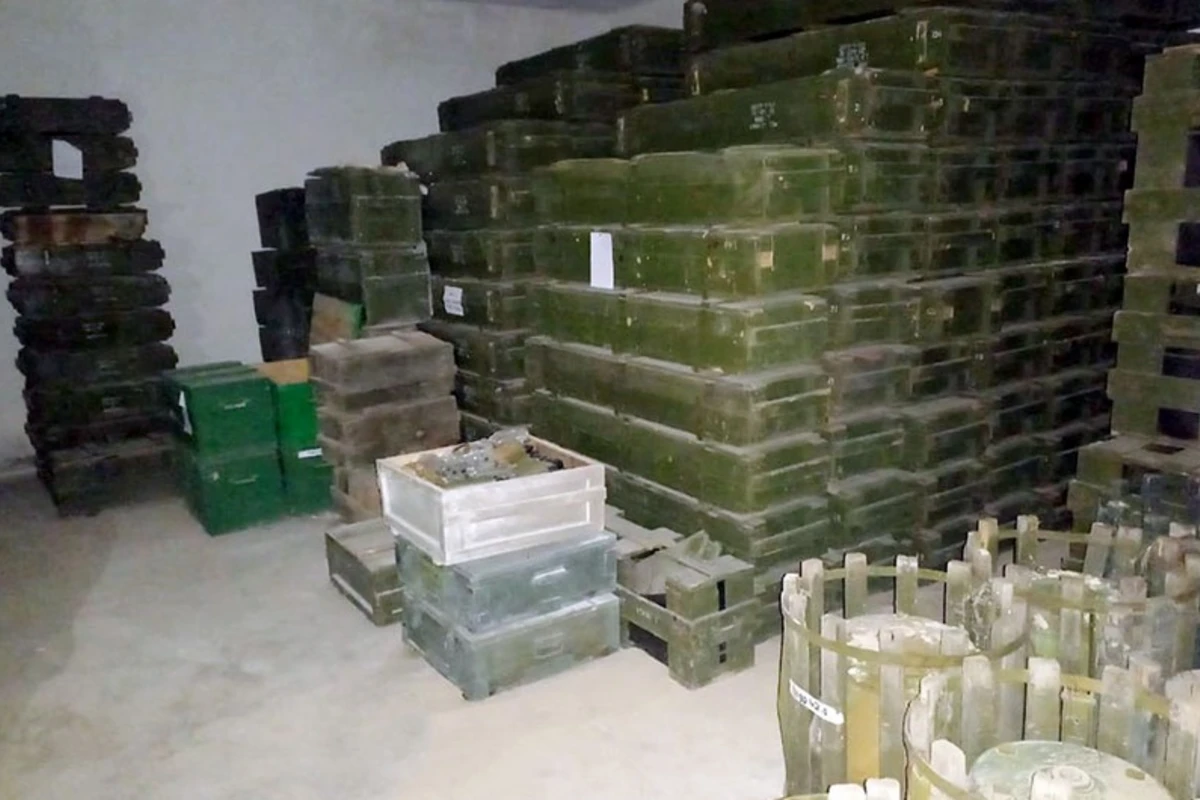 Обнаружен объект гражданского назначения, использовавшийся армянами в качестве оружейного склада - ФОТО