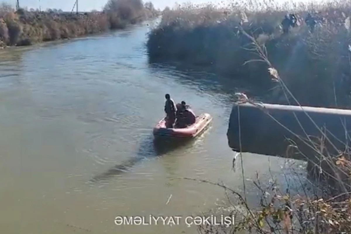 İmişlidə 10 yaşlı uşaq kanala düşüb, axtarış aparılır - VİDEO