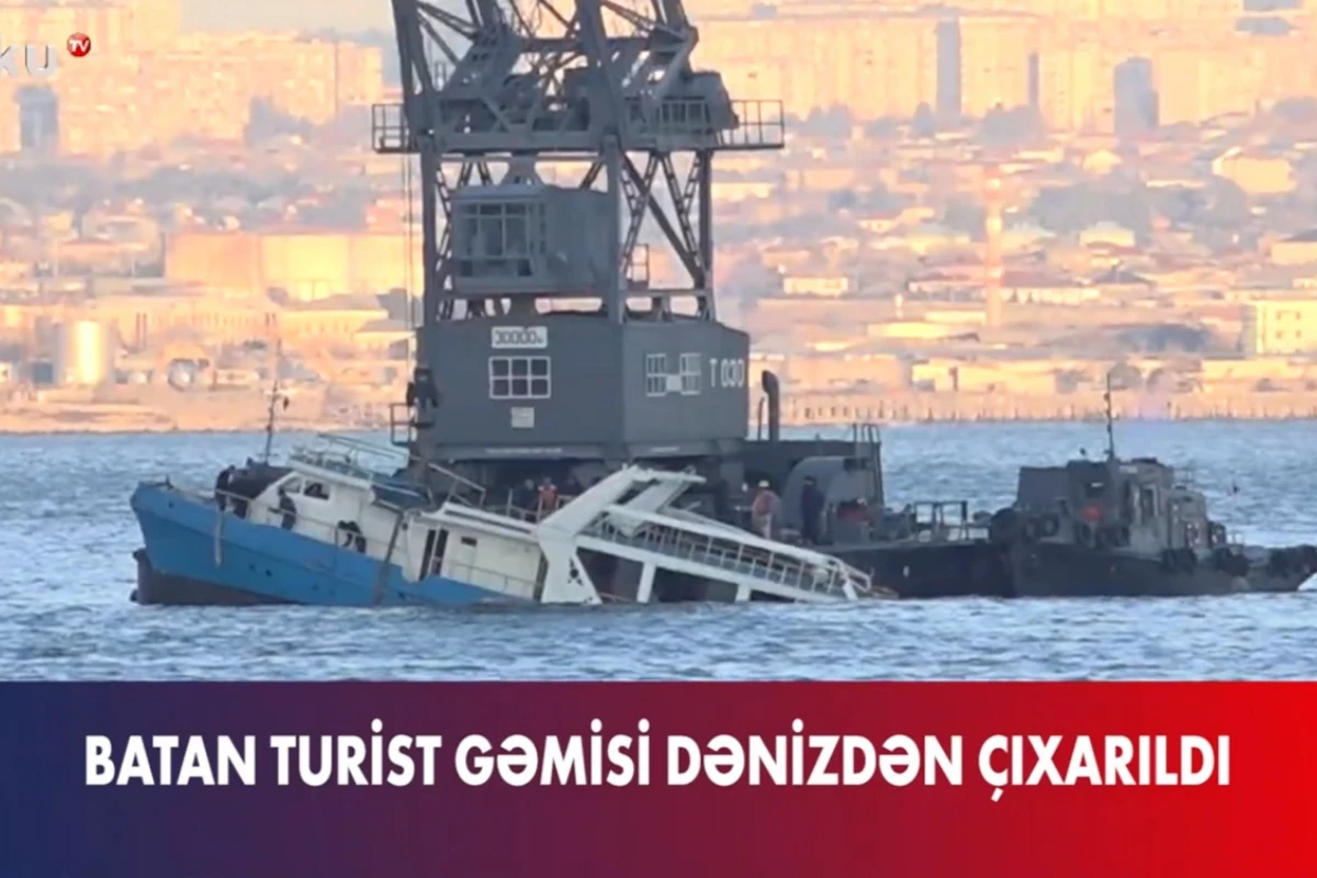 Qəzaya düşüb batan gəmidən yeni xəbər - VİDEO