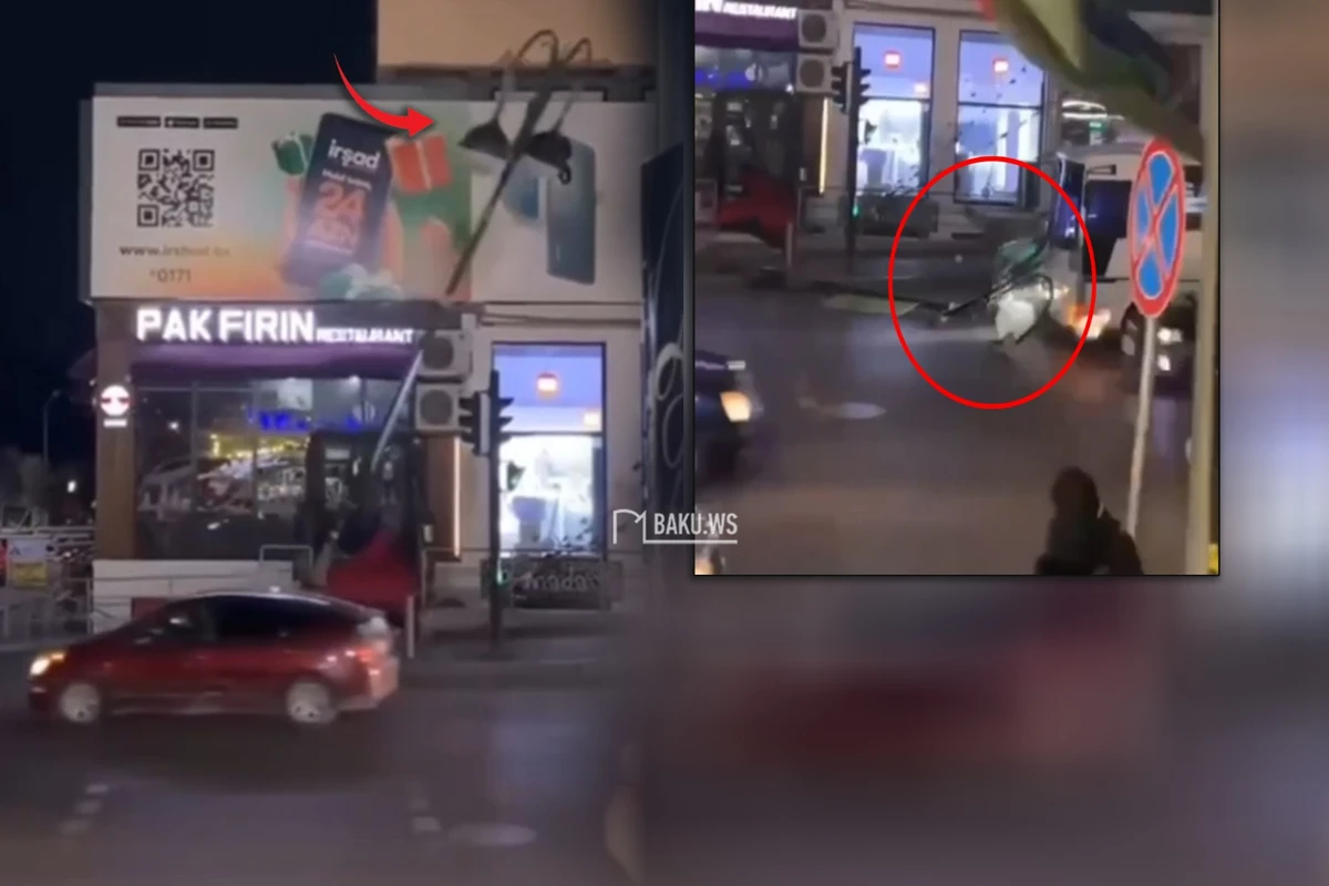 Xırdalanda qorxunc anlar: Sərnişinlər son anda ölümdən döndülər - VİDEO