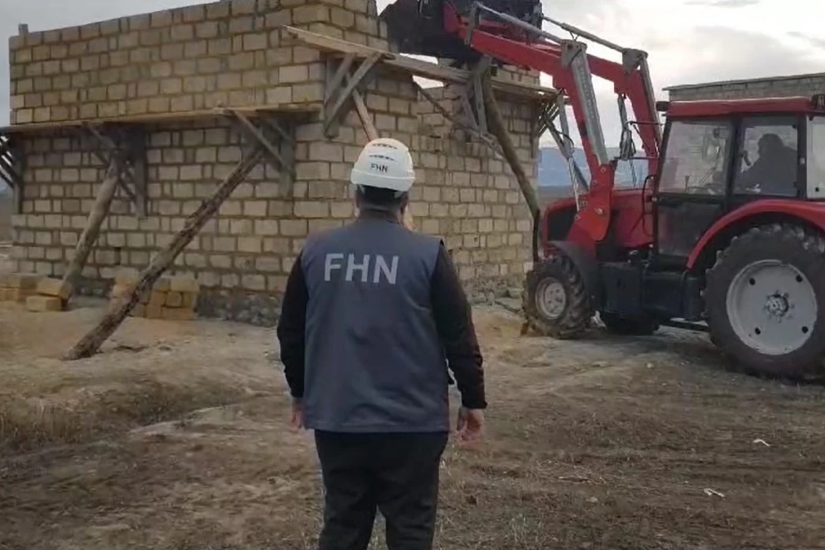В Гейгельском и Шабранском районах снесены незаконные постройки - ВИДЕО