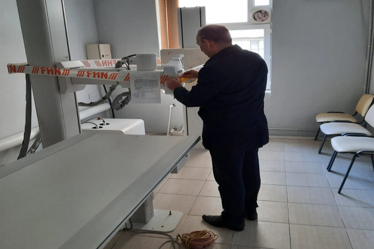 FHN 2 saylı Klinik Psixiatriya Xəstəxanasının rentgen-müayinə fəaliyyətini dayandırdı - FOTO