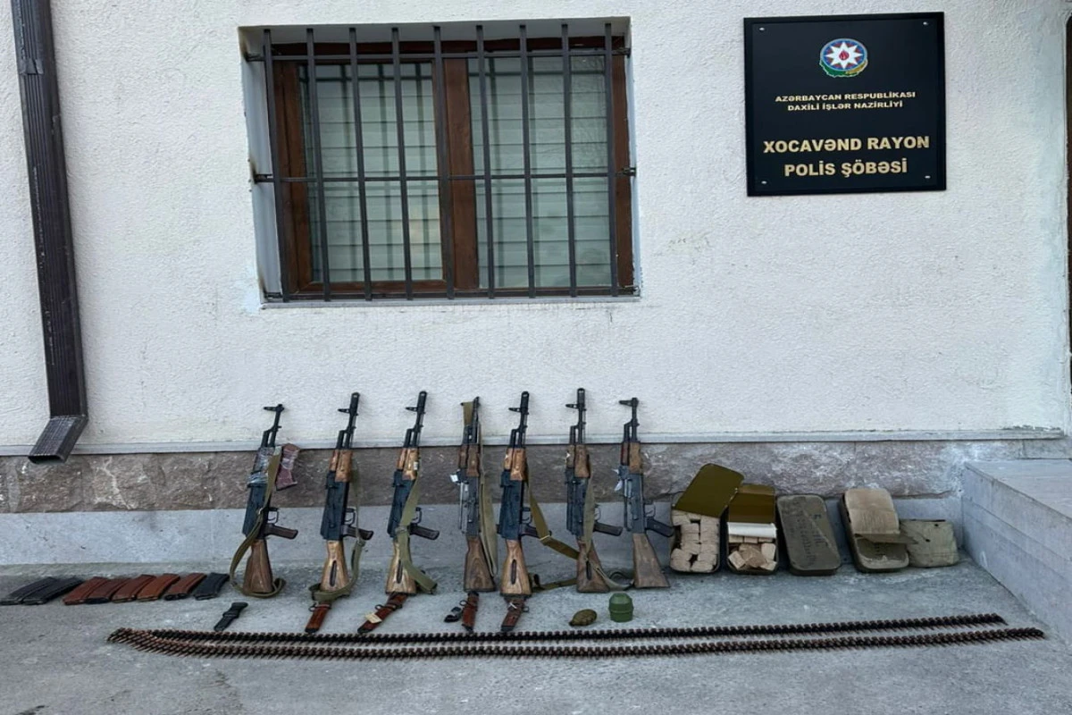 Xocavənddə 7 avtomat, 2 qumbara tapılıb