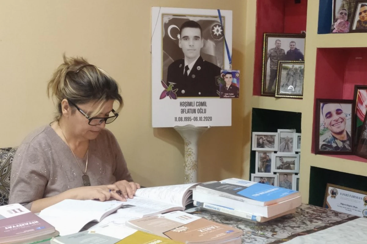 Şəhid anası: “Arzum var ki, Qarabağ Universitetində magistraturanı oxuyum” - FOTO
