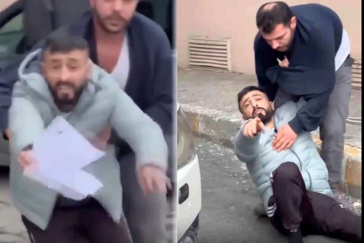 “Mənə cadu etdilər” deyən kişi özünü yerə atıb, hay-haray saldı - VİDEO